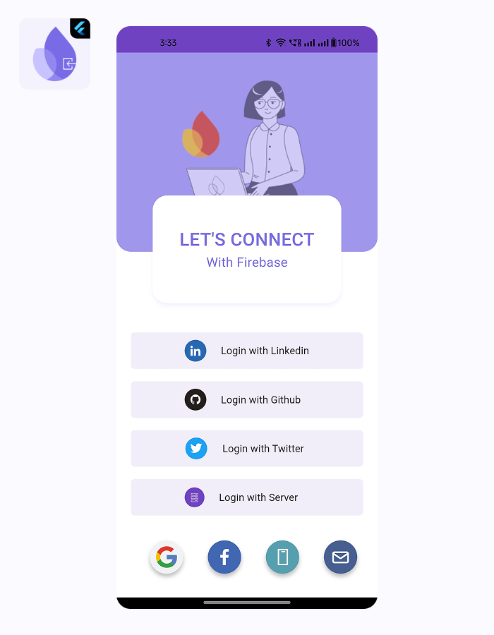 Flutter Firebase Auth App with Google, Apple, Phone OTP & AI-Powered ...