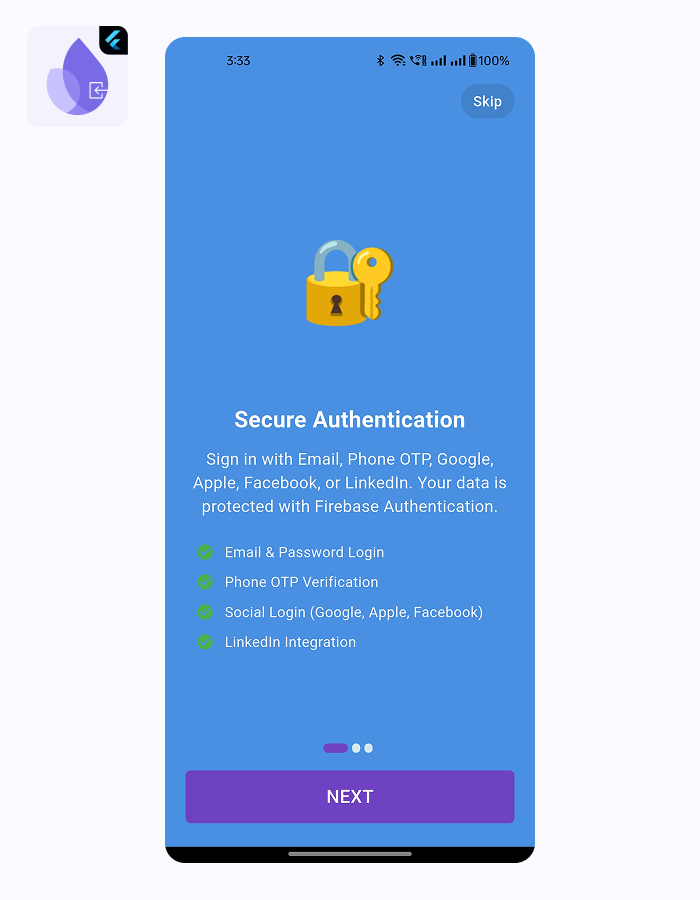 Flutter Firebase Auth App with Google, Apple, Phone OTP & AI-Powered ...
