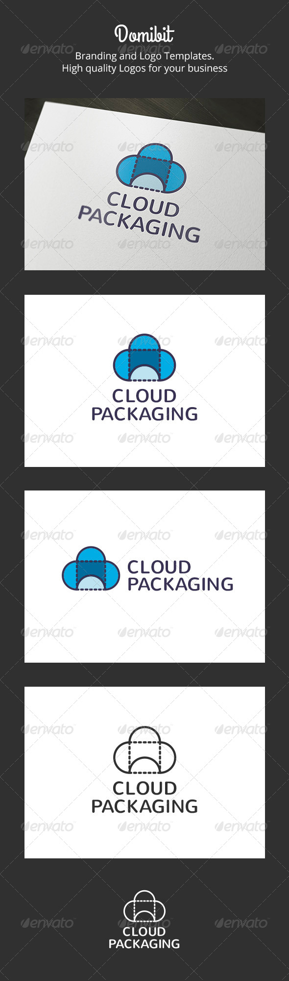 Cloud Packaging Logo - Nature Logo Templates