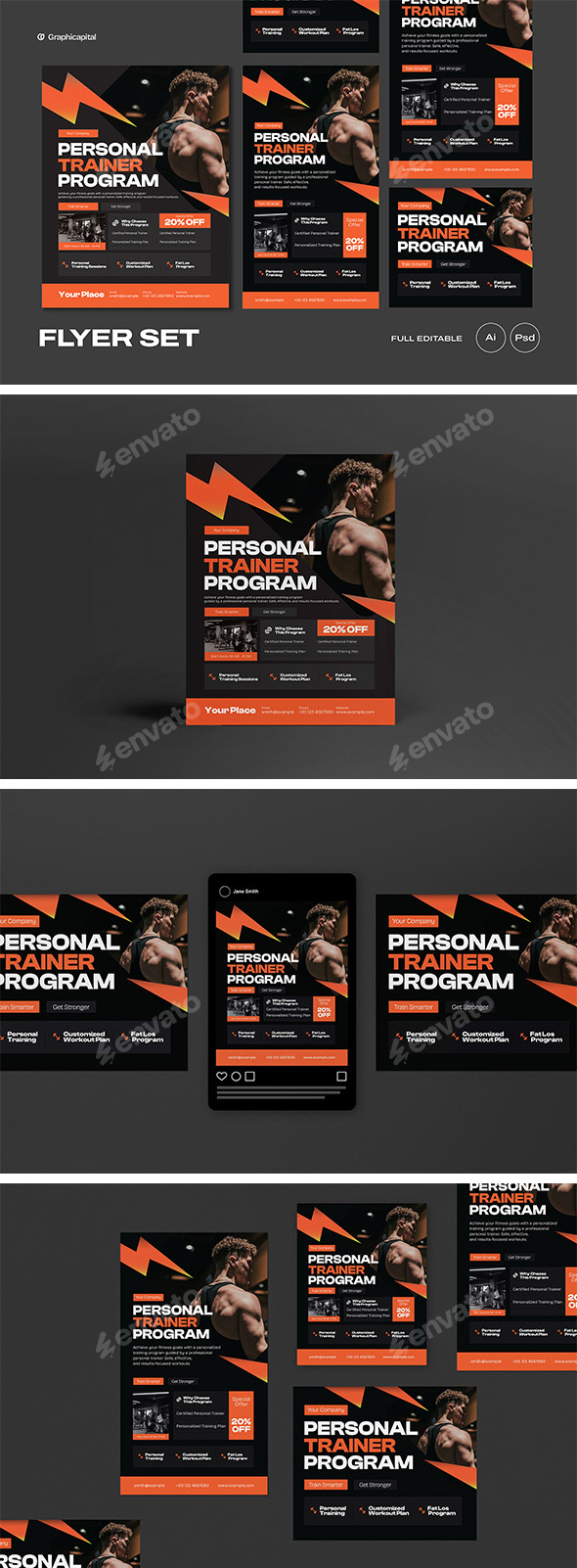 Personal Trainer Program Flyer