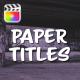 Collage Paper Titles - VideoHive Item for Sale