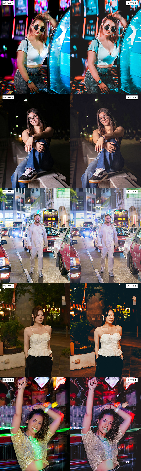 Night Life Lightroom Presets