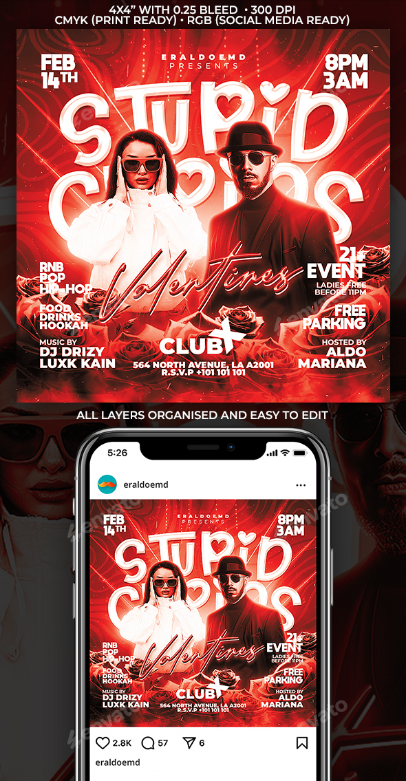 Valentine's Day Flyer