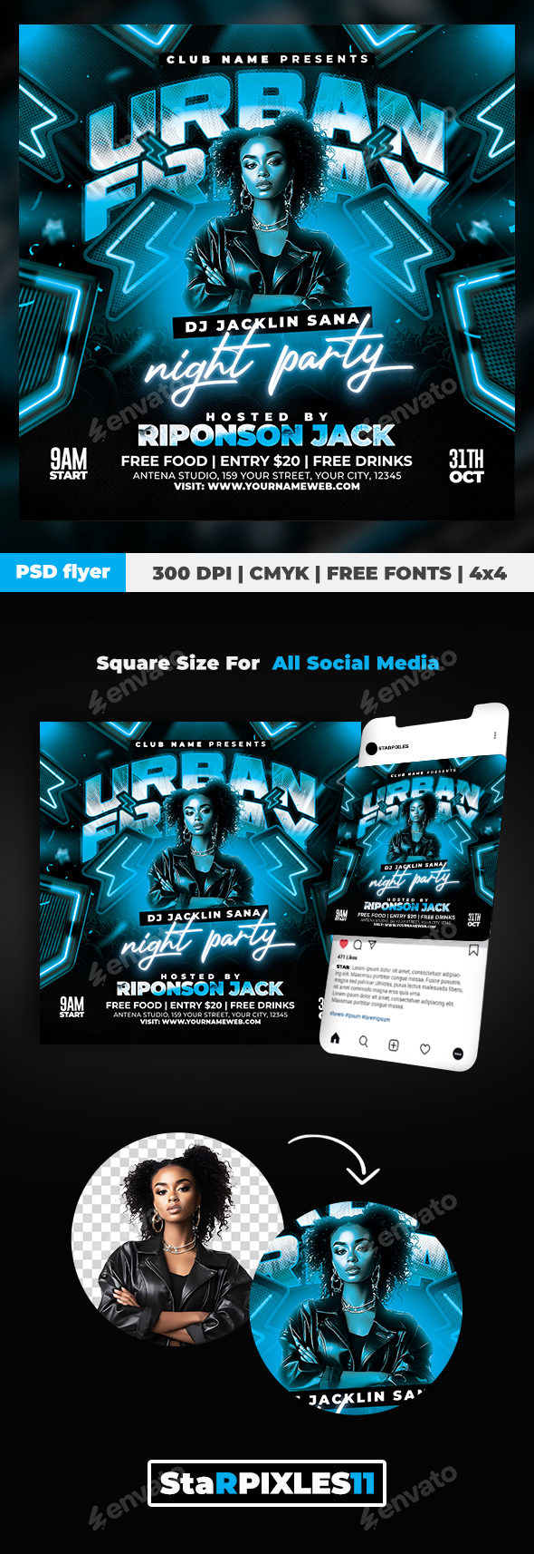 Night Club Party Flyer