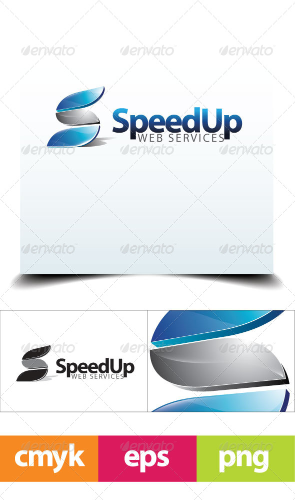 SpeedUp Logo Template - Letters Logo Templates