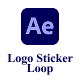 Logo Sticker Loop Logo Sticker Loop - VideoHive Item for Sale