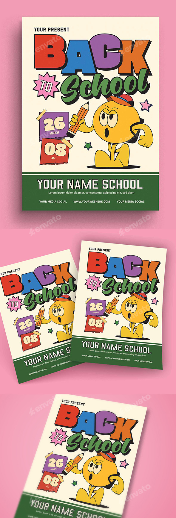 Back To School Flyer Template