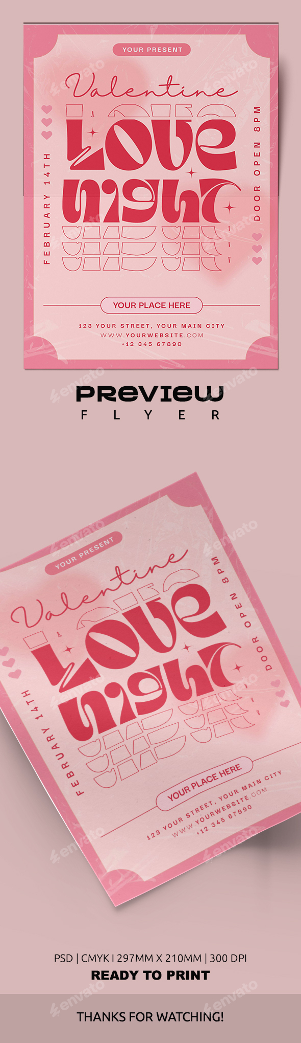 Valentine's Day Flyer