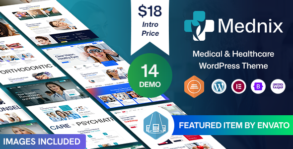 Mednix – Medical & Health Clinic WordPress Theme