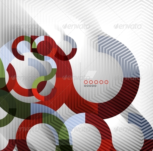 Geometric Shapes Abstract Background - Backgrounds Business