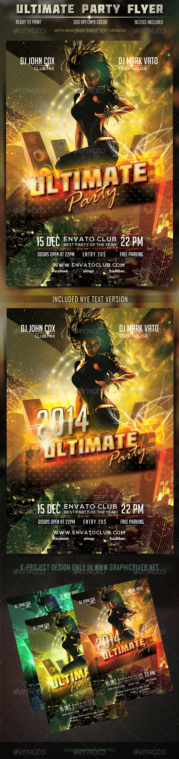 Ultimate Party Flyer - Clubs & Parties Events