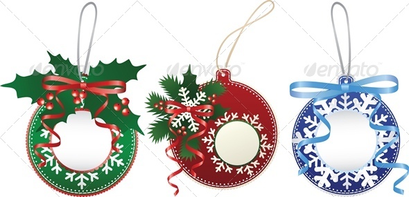Christmas Paper Bauble Set - Christmas Seasons/Holidays