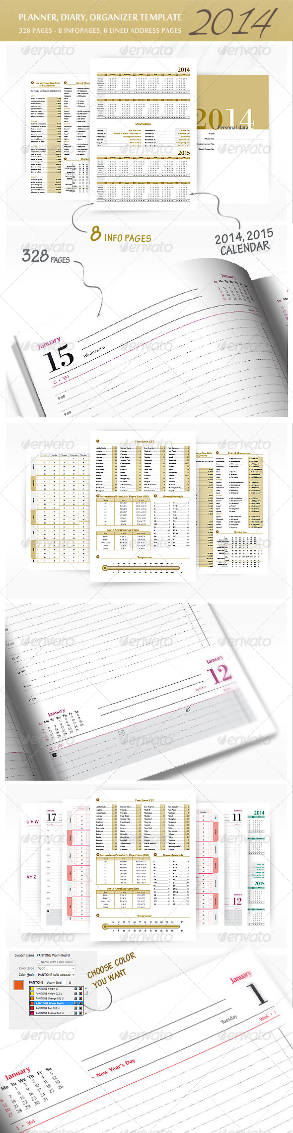 Planner-Diary-Organizer 2014 v2 - Calendars Stationery