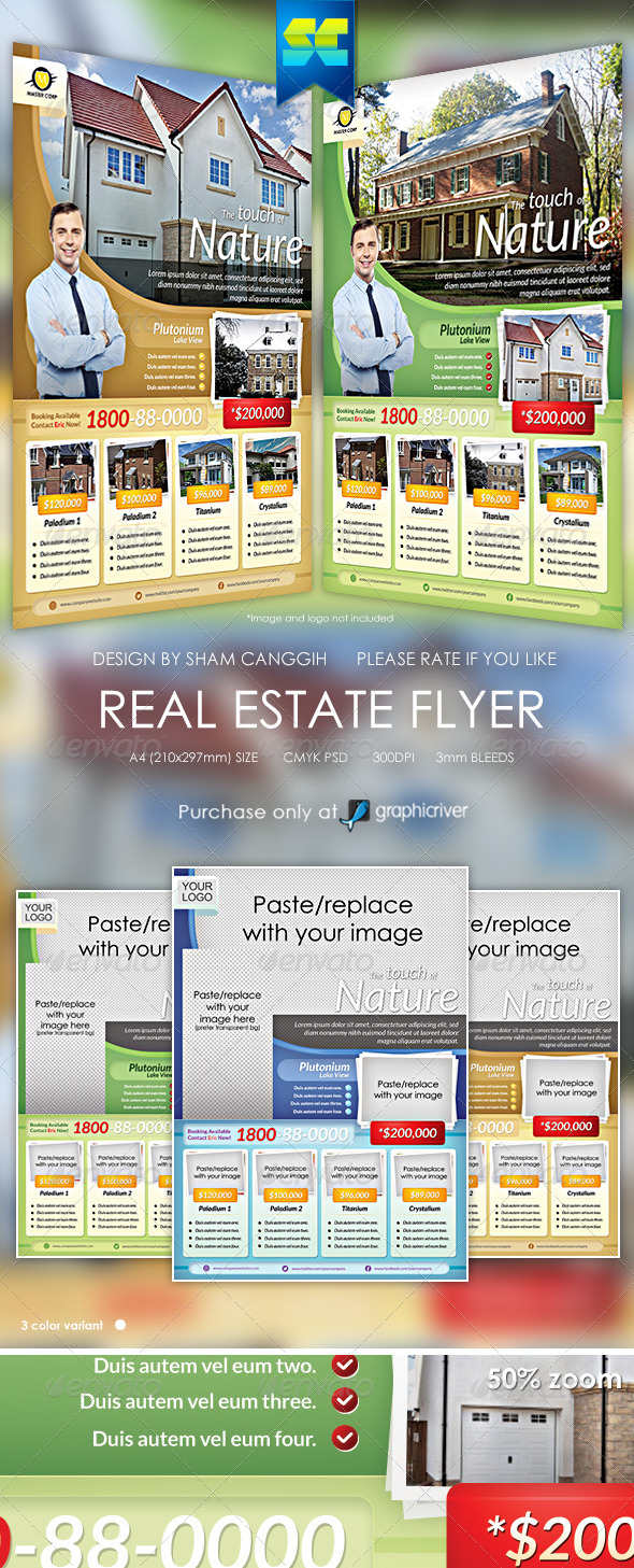 Modern real estate flyer / magazine ads - Corporate Flyers