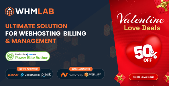 WHMLab - Ultimate Solution For WebHosting Billing And Management