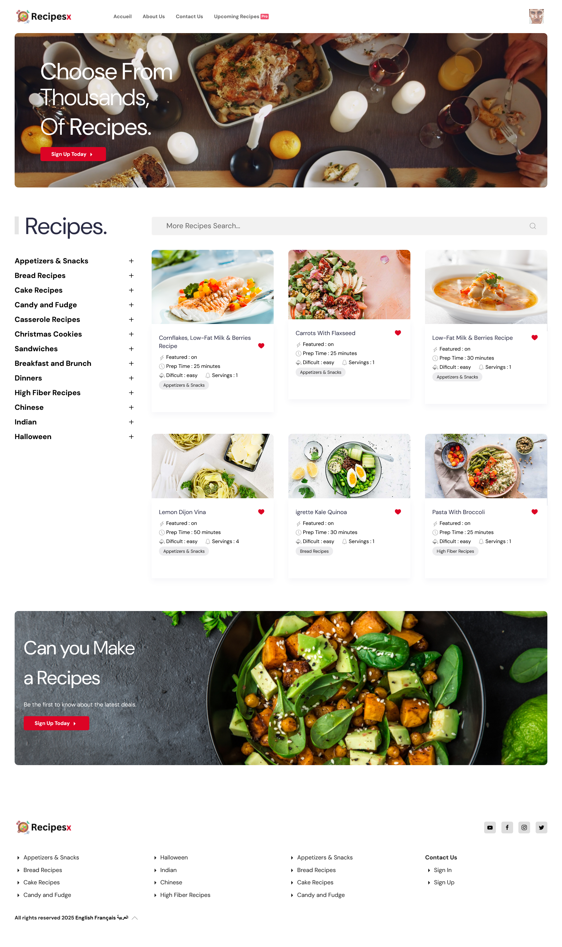 recipex - food and recipe blogs script Template by Gorella | CodeCanyon