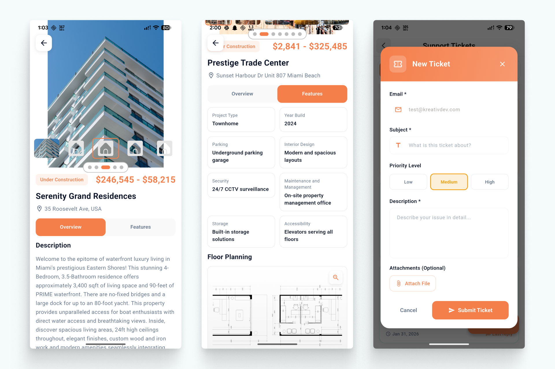 Estaty - Real Estate Flutter Mobile App for Customers by KreativDev