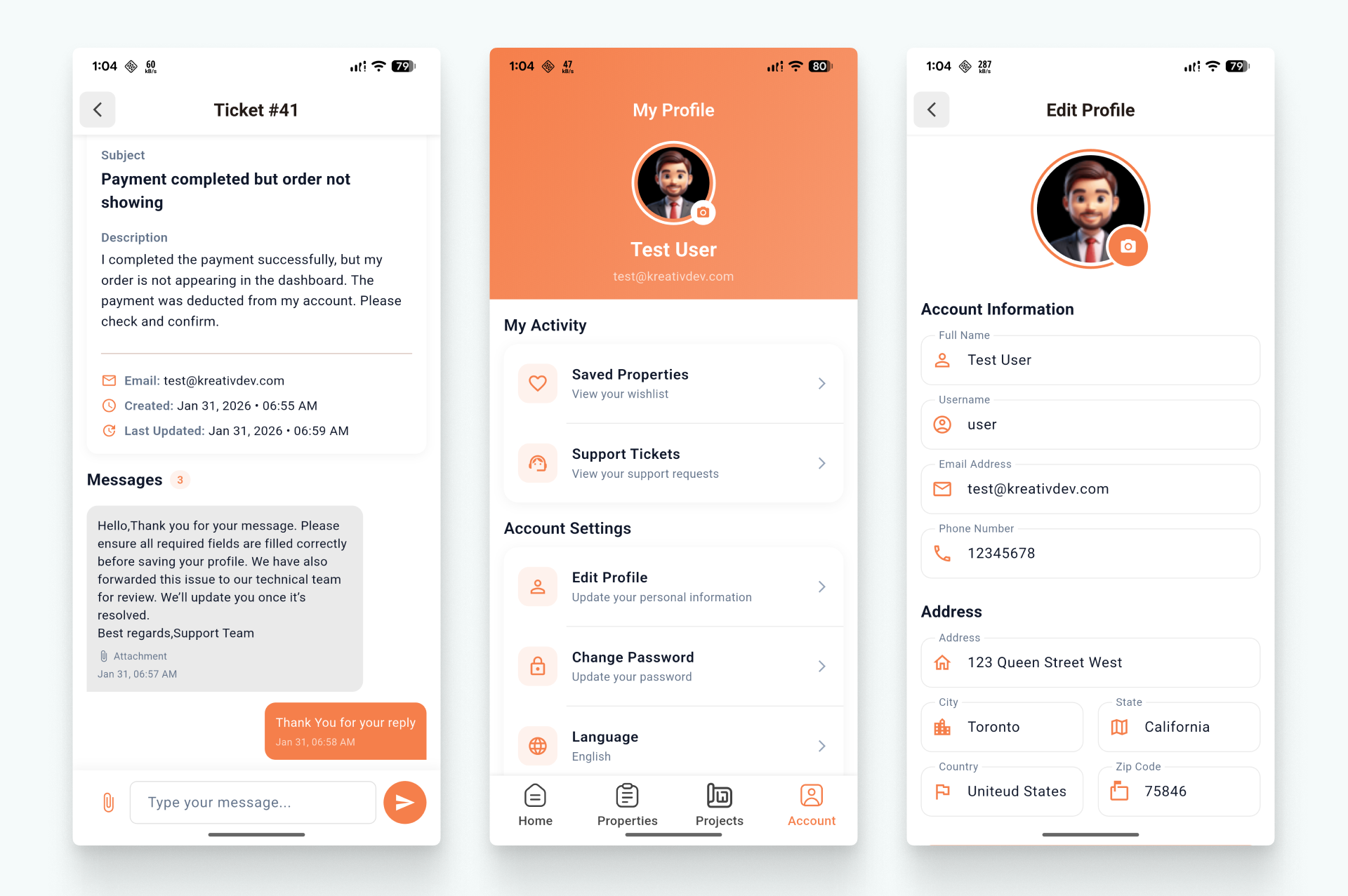 Estaty - Real Estate Flutter Mobile App for Customers by KreativDev