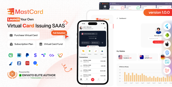 MastCard - Virtual Card Issuing SAAS Full Solution