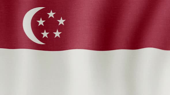 The National Flag of Singapore