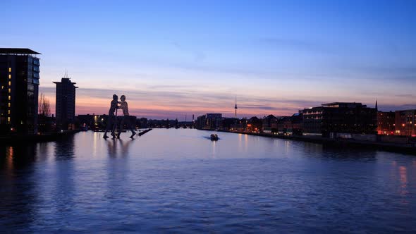 Berlin Germany River Skyline alt