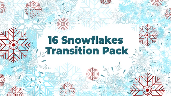 16 Snowflakes Transitions