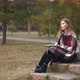 Girl in Autumn Park - VideoHive Item for Sale