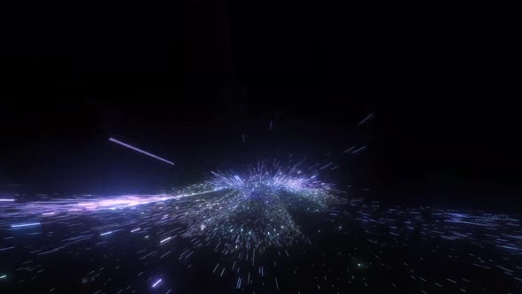 Abstract Space Galaxy Motion Background 4K alt