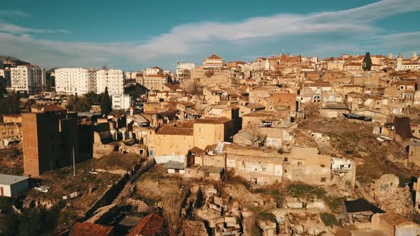 Aerial View Of Ancient Constantine, Algeria alt