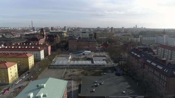 Aerial View of Malmö City Triangeln