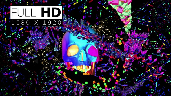 Psychedelic Art Background 01