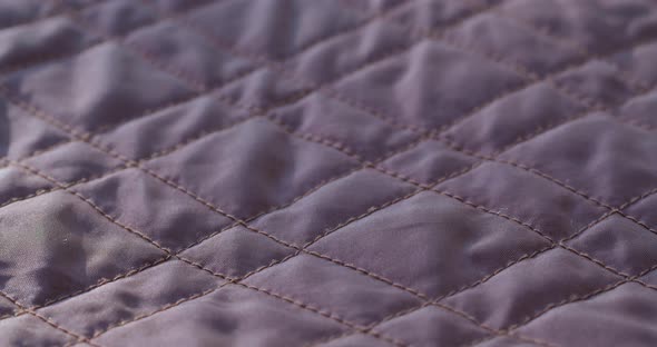 Purple Stitched Fabric Closeup alt