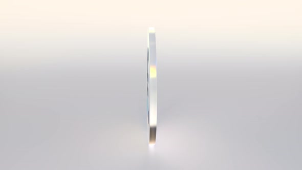 Pound Sterling and Euro Symbols on Sides of a Spinning Coin alt