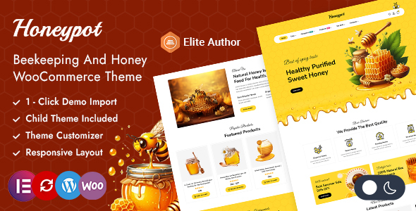 Honeypot – Honey Shop Elementor WooCommerce Theme