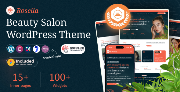 Rosella – Beauty Salon WordPress Theme