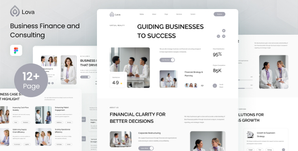 Lova - Business Finance and Consulting Figma Template