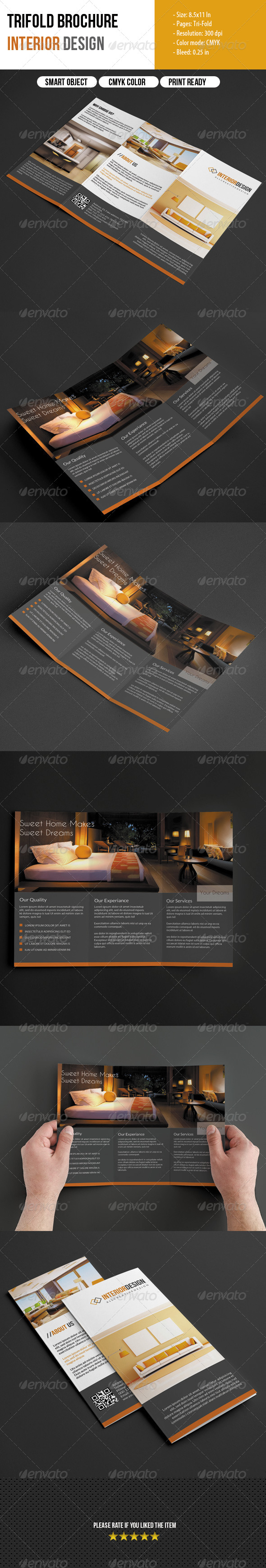 Trifold Brochure for Interior Design - Corporate Brochures