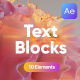 Liquid Glass Text Blocks - VideoHive Item for Sale