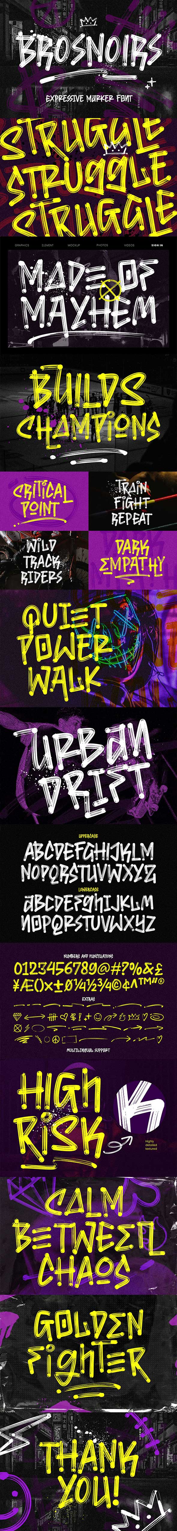 Brosnoirs – Textured Urban Style