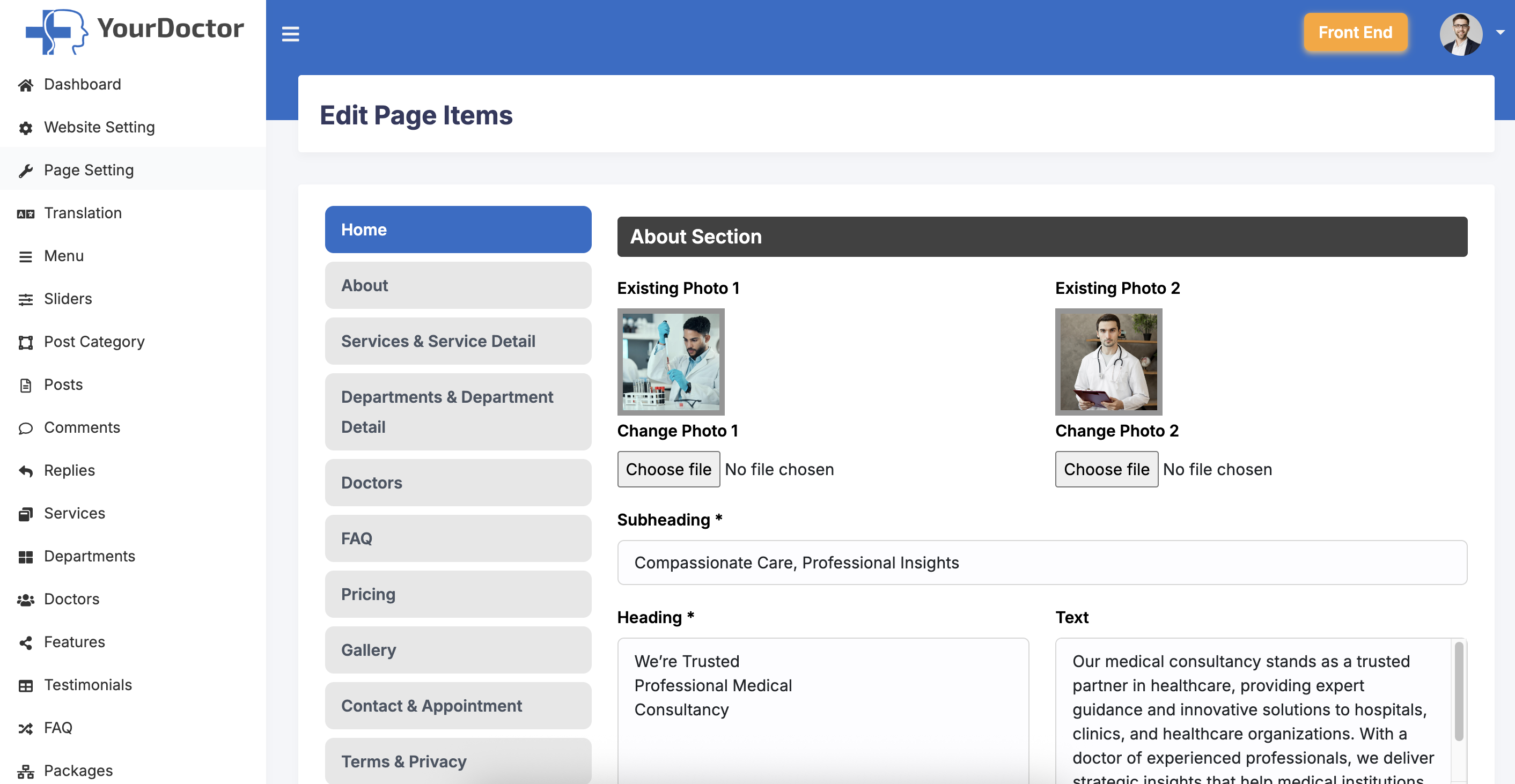 Yourdoctor - Medical and Doctor Website CMS by phpscriptpoint | CodeCanyon