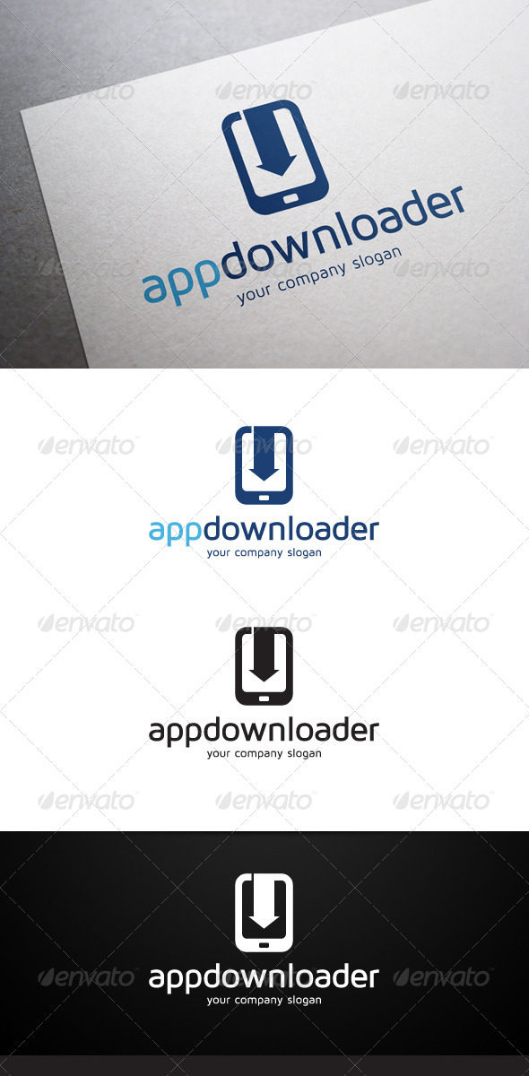 App Downloader Logo - Objects Logo Templates