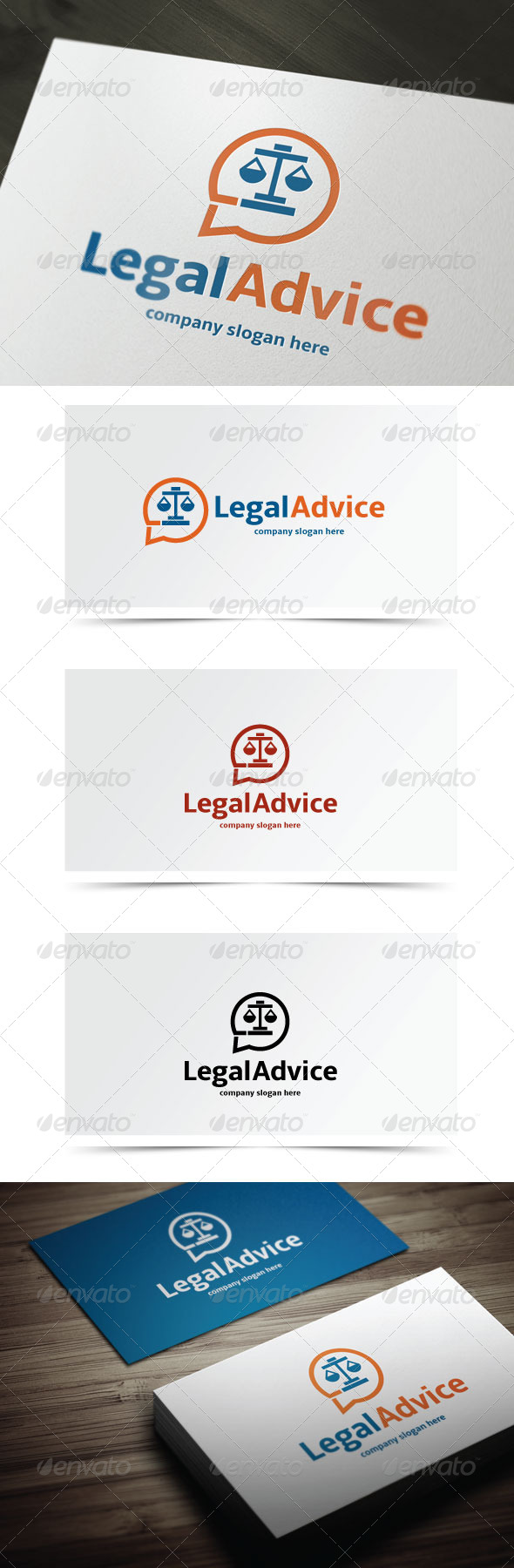 Legal Advice - Symbols Logo Templates