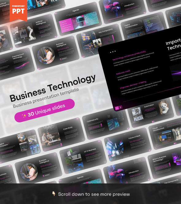 Business Technology - Technology Powerpoint Presentation