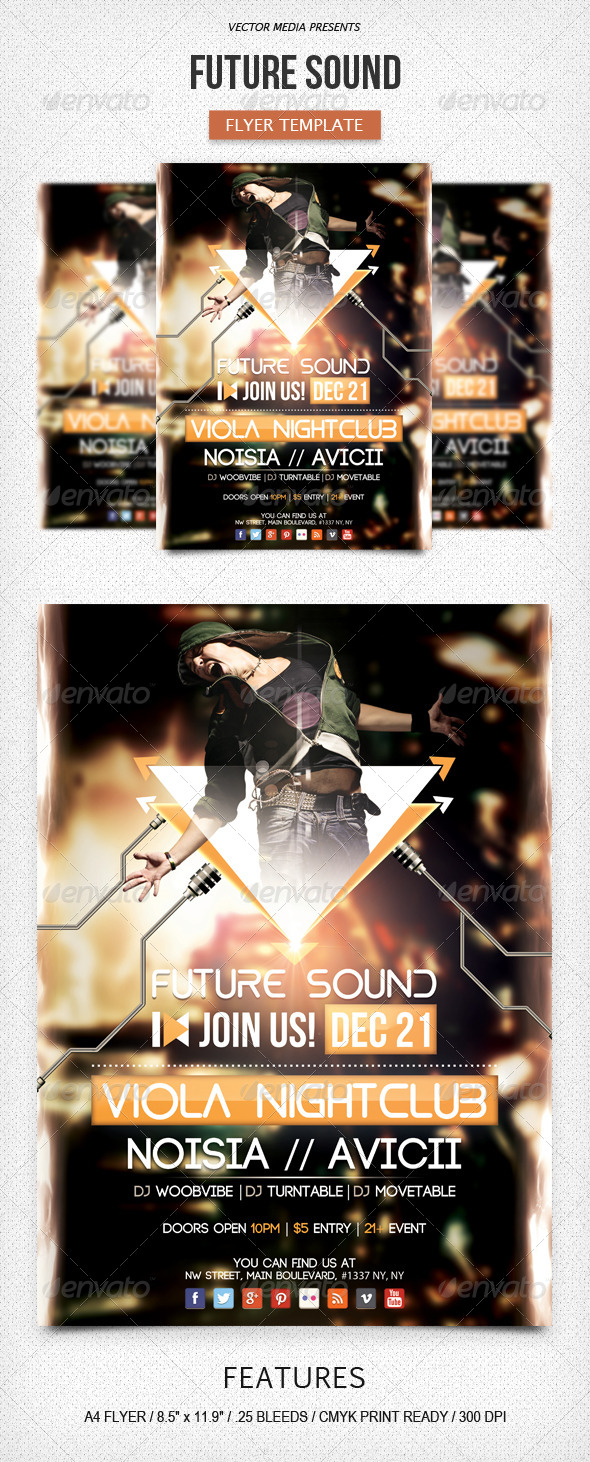 Future Sound - Flyer - Clubs & Parties Events