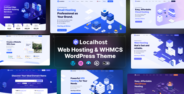 Localhost – Web Hosting & WHMCS WordPress Theme