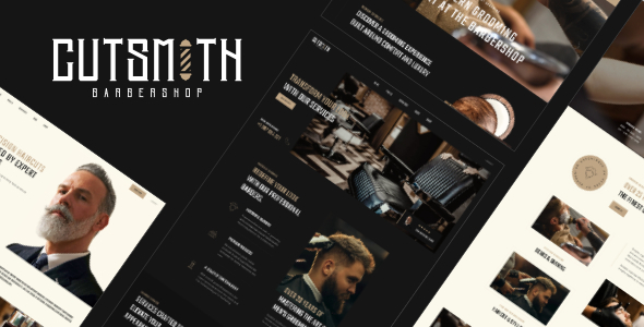Cutsmith – Barbershop & Hair Salon WordPress Theme