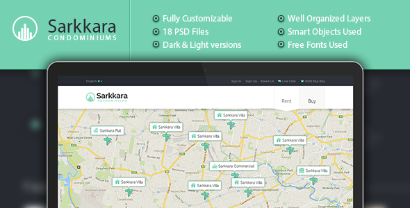 Sarkkara Condominiums - ThemeForest 6151232