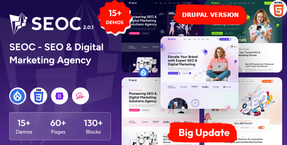 SEOC – SEO & Digital Marketing Agency Drupal Theme