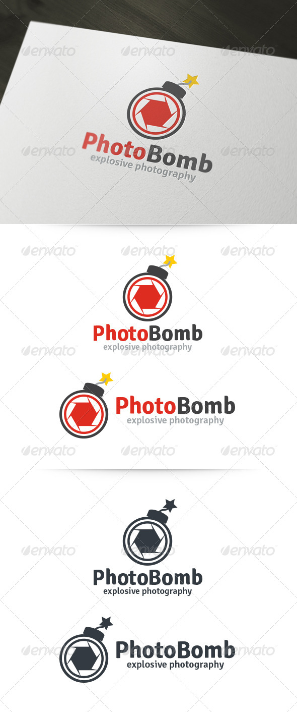 Photo Bomb Logo - Objects Logo Templates