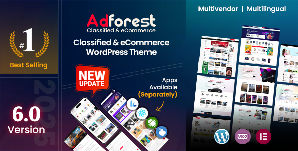AdForest – Classified Ads WordPress Theme Nulled